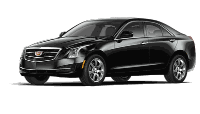 Executive black sedan